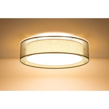 Plafonnier PURO 2xE27/40W/230V Ø 60 cm vert