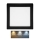 Plafonnier RAFA LED/18W/230V 3000/4000/6000K 22x22 cm noir