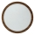 Plafonnier RING LED/18W/230V 4200K d. 21 cm marron