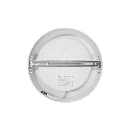 Plafonnier ROUND LED/18W/230V 4000K d. 21,5 cm blanc