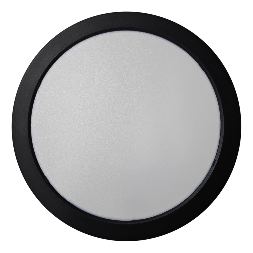 Plafonnier ROUND LED/24W/230V 4000K d. 28,8 cm noir