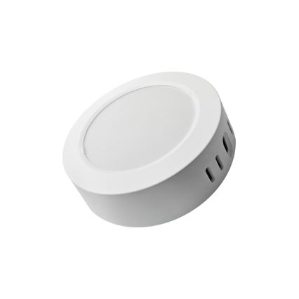 Plafonnier ROUND LED/6W/230V 4000K d. 12,1 cm blanc