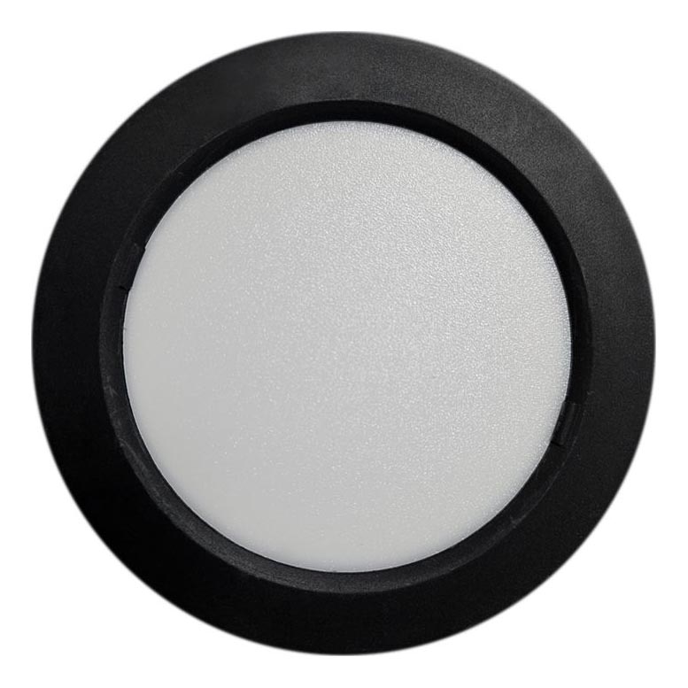 Plafonnier ROUND LED/6W/230V 4000K d. 12,1 cm noir