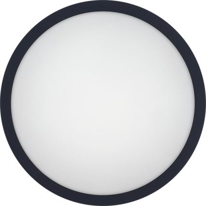 Plafonnier salle de bain avec détecteur ELLÉ LED/24W/230V 3000/4000/6500K d. 26 cm IP54 anthracite