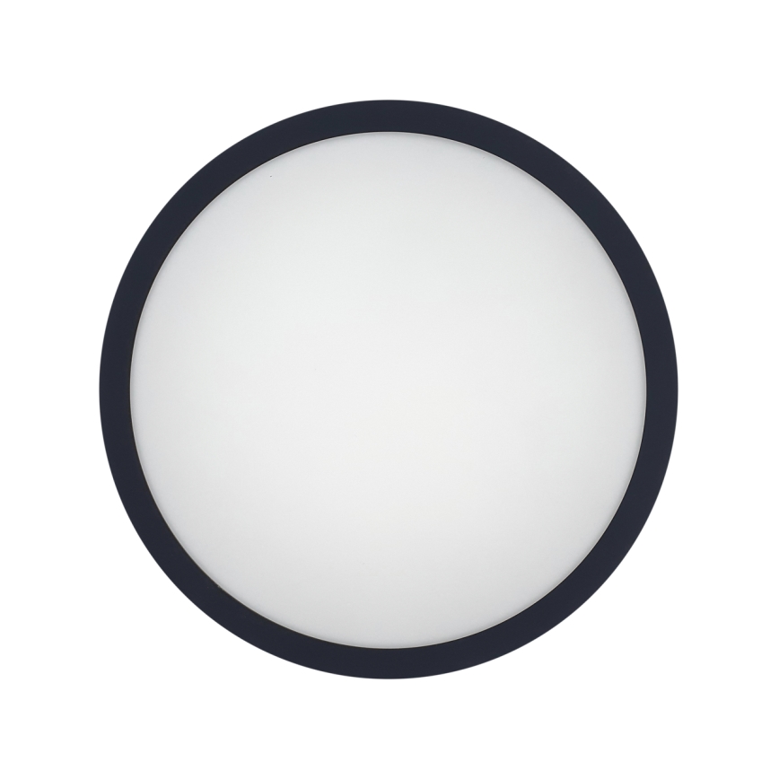 Plafonnier salle de bain avec détecteur ELLÉ LED/24W/230V 3000/4000/6500K d. 26 cm IP54 anthracite