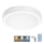 Plafonnier salle de bain avec détecteur NAIROS LED/24W/230V IP65 3000/4000/6500K d. 30 cm blanc + télécommande