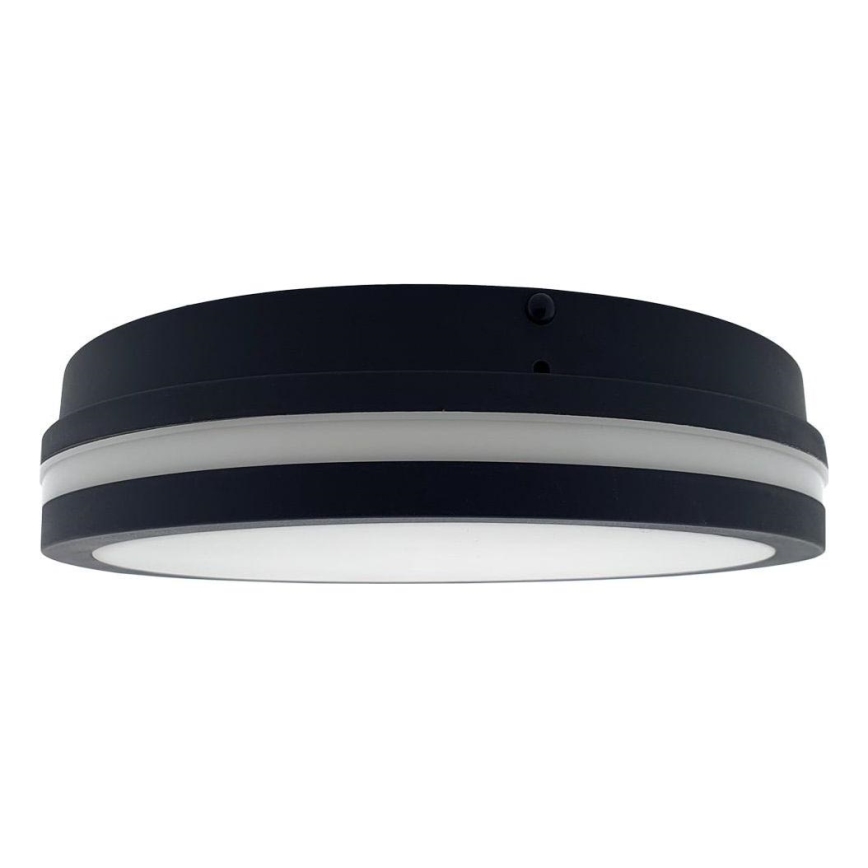 Plafonnier salle de bain ELLÉ LED/24W/230V 3000/4000/6500K d. 26 cm IP54 anthracite