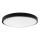 Plafonnier salle de bain LED/24W/230V 6500K IP44 d. 29,5 cm noir