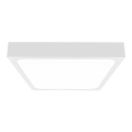 Plafonnier salle de bain LED/30W/230V 4000K IP44 42x42 cm blanc