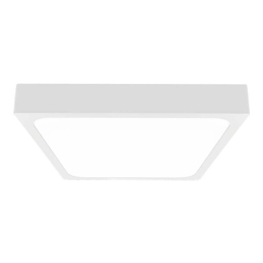 Plafonnier salle de bain LED/30W/230V 4000K IP44 42x42 cm blanc