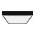 Plafonnier salle de bain LED/30W/230V 4000K IP44 42x42 cm noir
