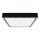 Plafonnier salle de bain LED/30W/230V 4000K IP44 42x42 cm noir