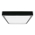 Plafonnier salle de bain LED/30W/230V 6500K IP44 42x42 cm noir