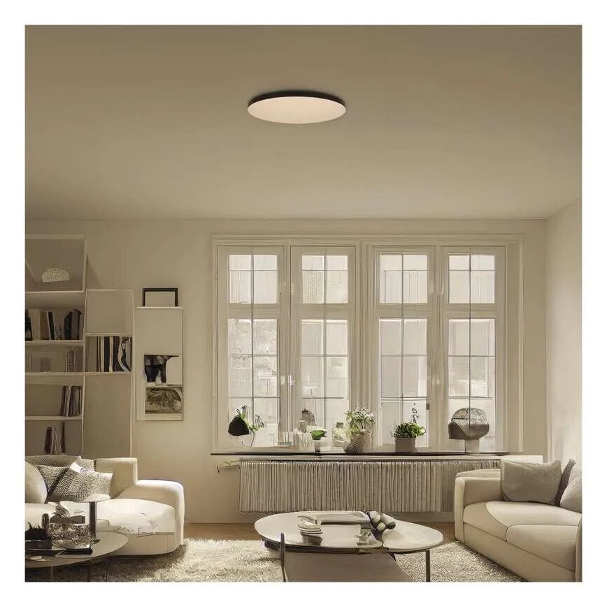 Plafonnier salle de bain LED/32W/230V 3000/4000/5700K IP55 noir