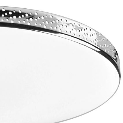 Plafonnier salle de bain MOON LED/18W/230V chrome brillant IP44