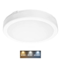 Plafonnier salle de bain NAIROS LED/24W/230V 3000/4000/6500K IP65 d. 30 blanc