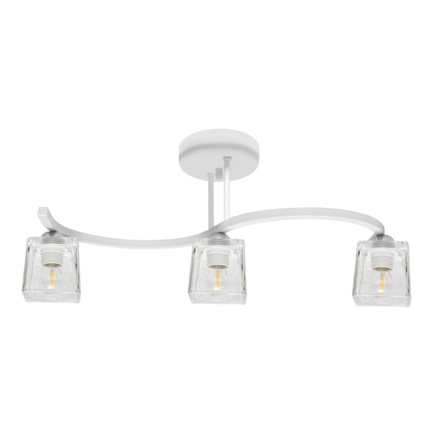 Plafonnier SANTOS 3xE27/15W/230V blanc