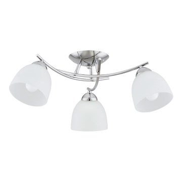 Plafonnier SEVA 3xE27/15W/230V chrome brillant