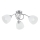 Plafonnier SEYLA 3xE27/60W/230V chrome brillant/blanc