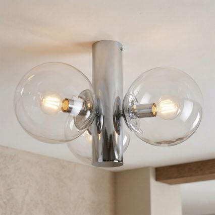 Plafonnier SFERIO 3xE14/5W/230V chrome brillant/transparent