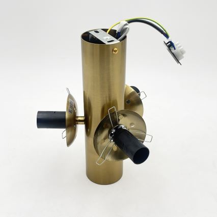 Plafonnier SFERIO 3xE14/5W/230V laiton/beige fumé