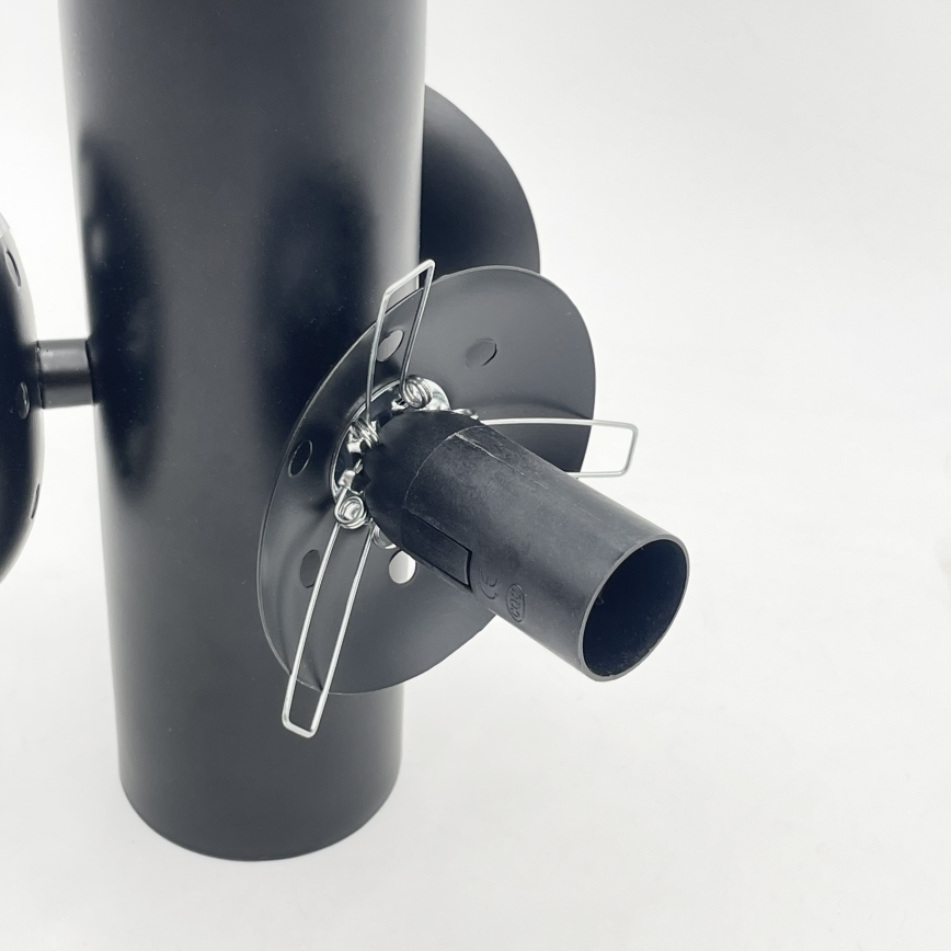 Plafonnier SFERIO 3xE14/5W/230V noir/noir fumé