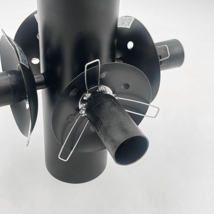 Plafonnier SFERIO 4xE14/5W/230V noir/noir fumé