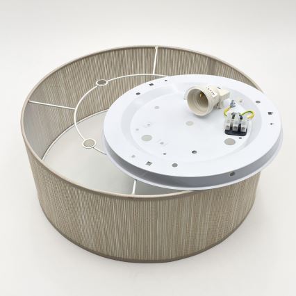 Plafonnier SIRJA 1xE27/15W/230V diam. 35 cm beige