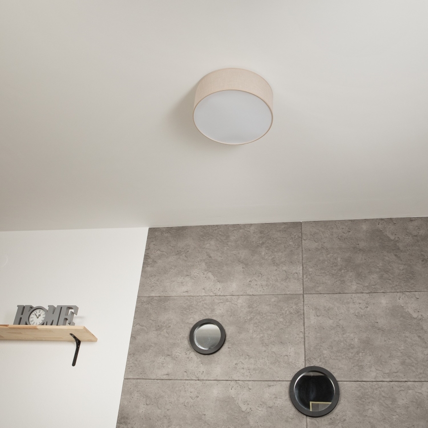 Plafonnier SIRJA 1xE27/60W/230V d. 35 cm beige