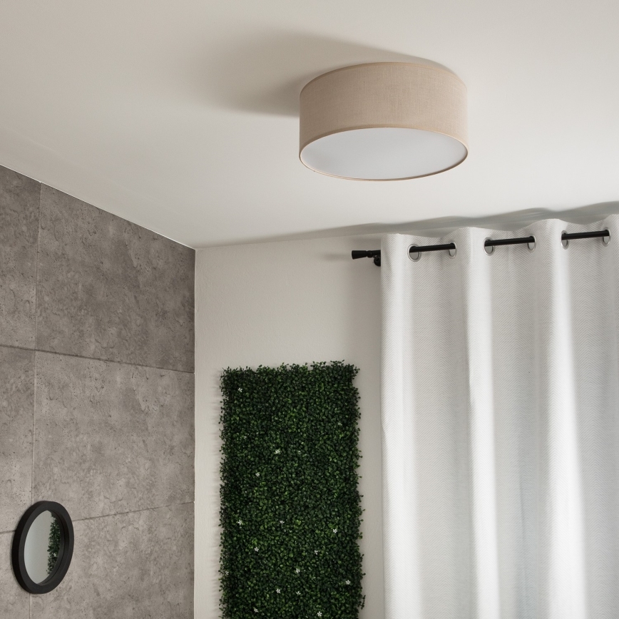 Plafonnier SIRJA 1xE27/60W/230V d. 35 cm beige