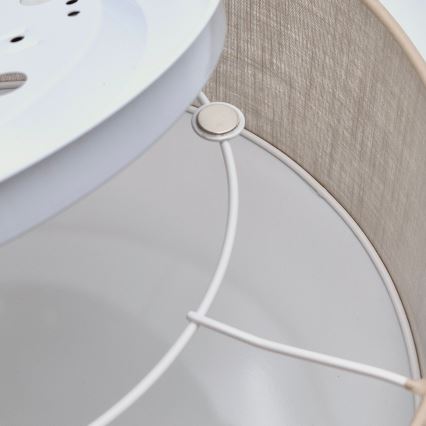 Plafonnier SIRJA 1xE27/60W/230V d. 35 cm beige
