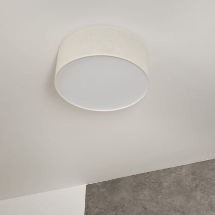 Plafonnier SIRJA 1xE27/60W/230V d. 35 cm crème