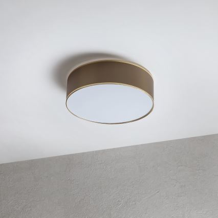 Plafonnier SIRJA 2xE27/15W/230V Ø 45 cm brun/doré