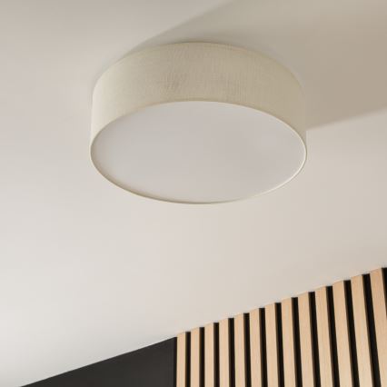 Plafonnier SIRJA 2xE27/15W/230V Ø 45 cm crème