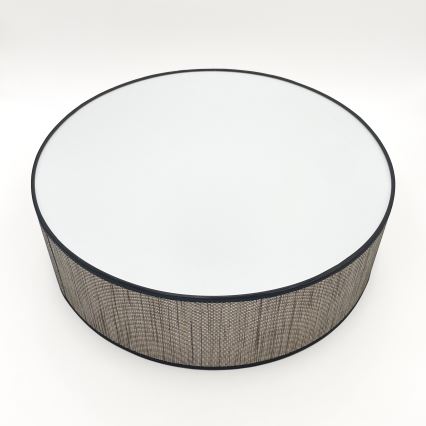 Plafonnier SIRJA 2xE27/15W/230V Ø 45 cm marron