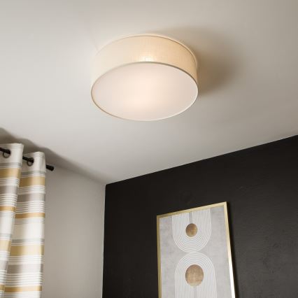 Plafonnier SIRJA DOUBLE 4xE27/15W/230V d. 45 cm crème