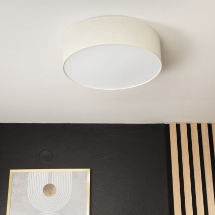 Plafonnier SIRJA DOUBLE 4xE27/15W/230V d. 45 cm crème