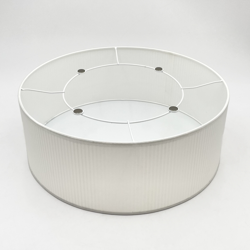 Plafonnier SIRJA PLISADO 2xE27/15W/230V Ø 35 cm blanc