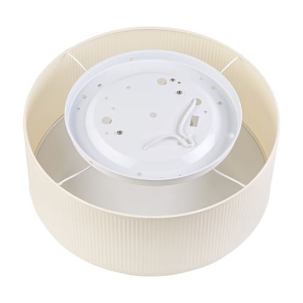 Plafonnier SIRJA PLISADO 2xE27/15W/230V Ø 35 cm crème