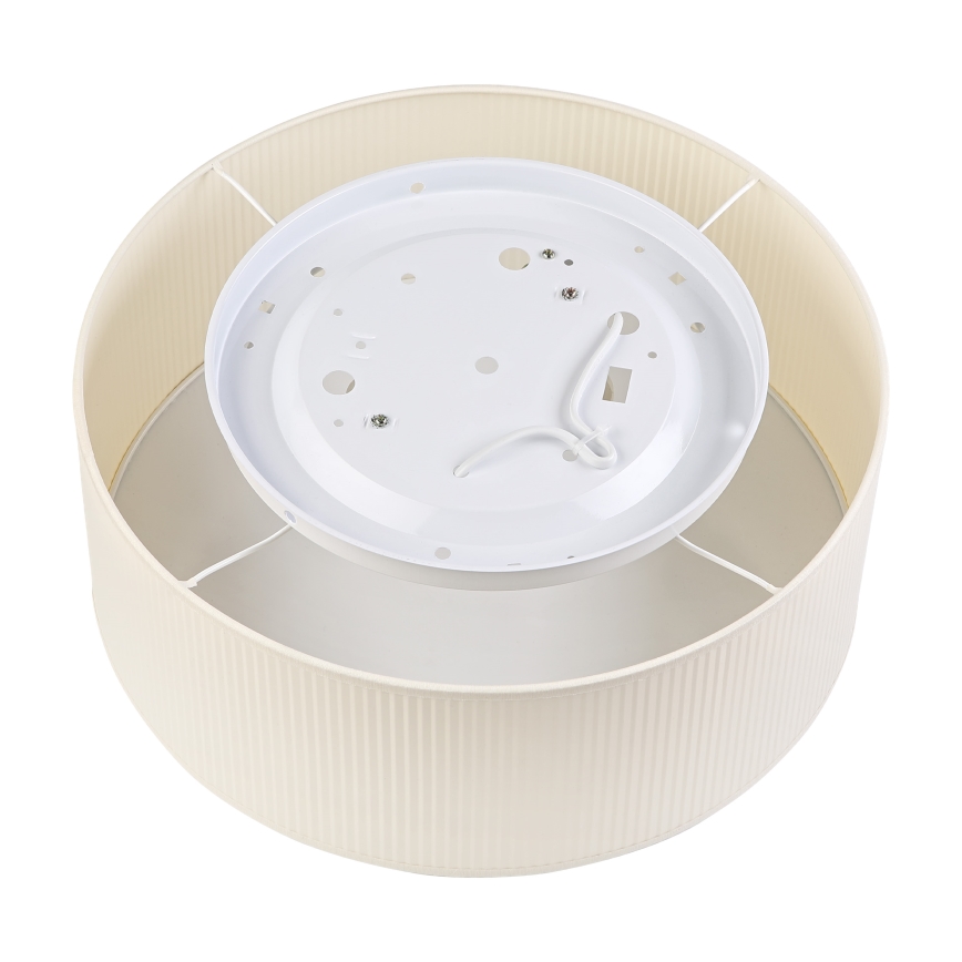Plafonnier SIRJA PLISADO 2xE27/15W/230V Ø 35 cm crème