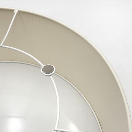 Plafonnier SIRJA PLISADO 2xE27/15W/230V Ø 35 cm crème
