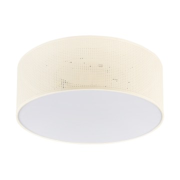 Plafonnier SIRJA PLISADO 2xE27/15W/230V Ø 35 cm crème