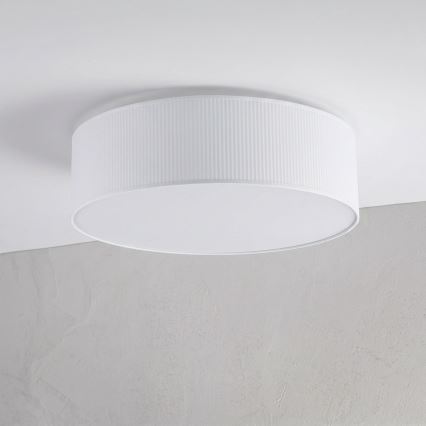 Plafonnier SIRJA PLISADO 4xE27/15W/230V Ø 45 cm blanc