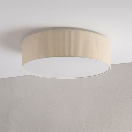 Plafonnier SIRJA PLISADO 4xE27/15W/230V Ø 45 cm couleur crème