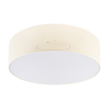 Plafonnier SIRJA PLISADO 4xE27/15W/230V Ø 45 cm crème