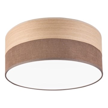 Plafonnier SIRJA WOOD LED/20W/230V d. 35 cm marron/chêne