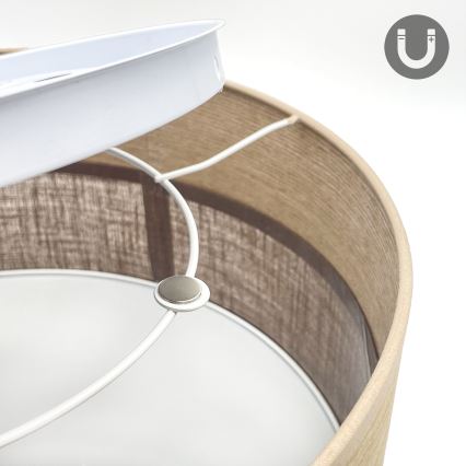 Plafonnier SIRJA WOOD LED/20W/230V d. 35 cm marron/chêne
