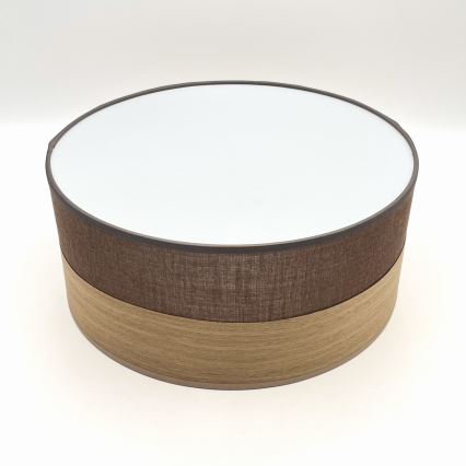 Plafonnier SIRJA WOOD LED/20W/230V d. 35 cm marron/chêne