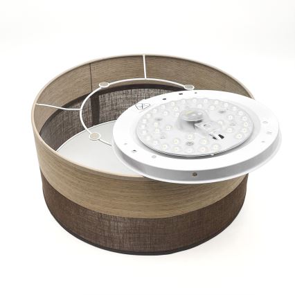Plafonnier SIRJA WOOD LED/20W/230V d. 35 cm marron/chêne