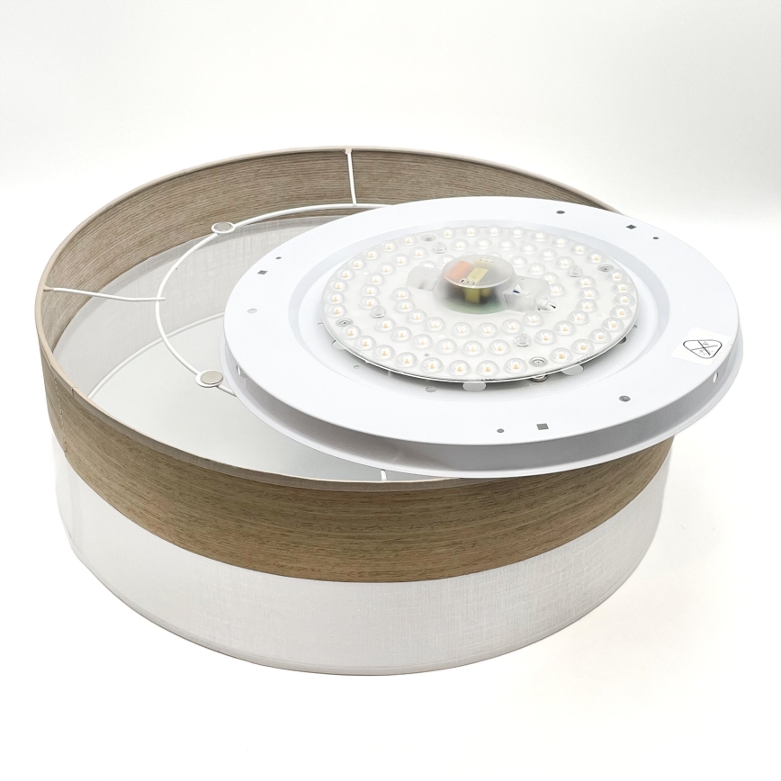 Plafonnier SIRJA WOOD LED/36W/230V d. 45 cm blanc/chêne